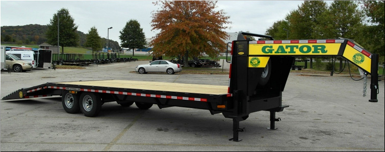 Gooseneck flat bed trailer for sale14k  Surry County, North Carolina